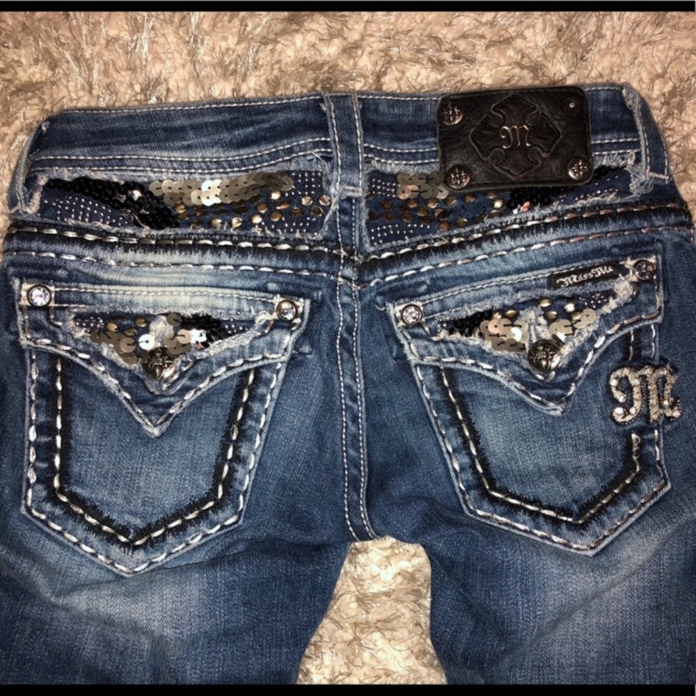 Size 24 straight miss me jeans